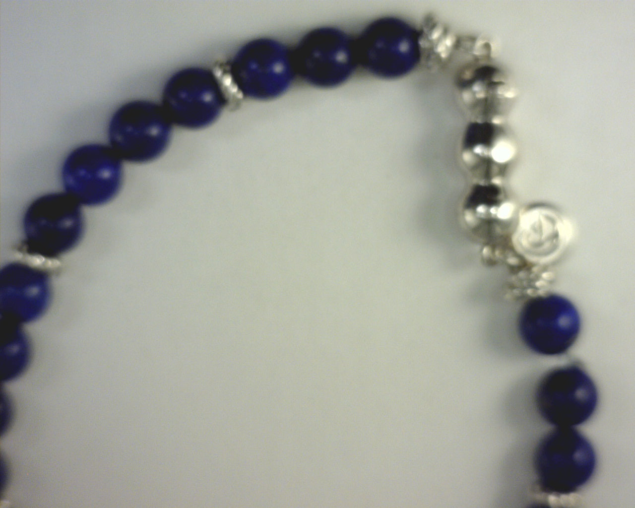 Gabriel NY Mens Lapis Bracelet Sterling Silver