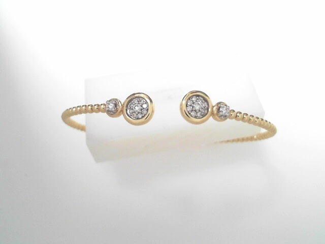 Gabriel NY 14K YG Diamond Bujukan Bangle .25ctw S1777420