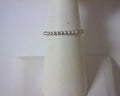 Gabriel NY 14K White Gold Beaded Ball Stackable Wedding Band S1767265