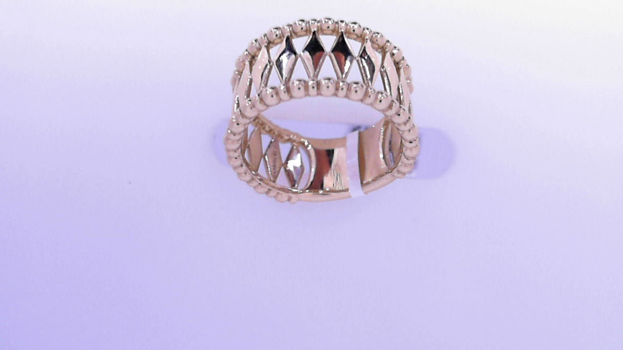 Gabriel NY 14K Yellow Gold Bujukan Classic Wide Band Ladies Ring #S1874235