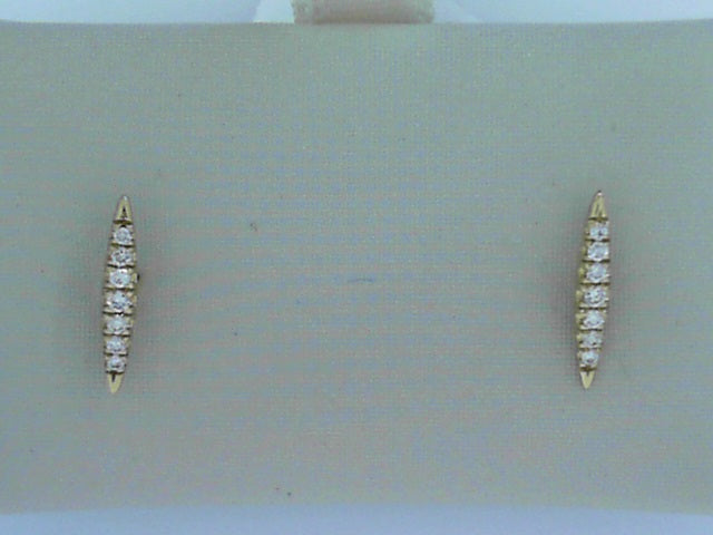Gabriel NY Diamond Earrings 14K Yellow Gold .07ctw S177820