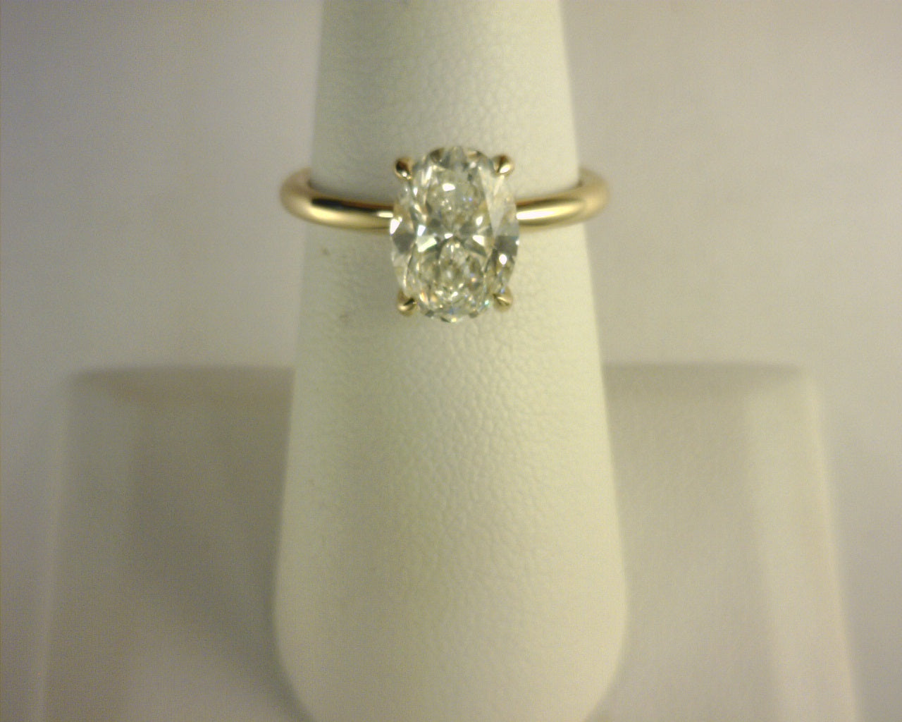 Gabriel NY Bridal Diamond Solitaire Ring 2.60ctw 14K Yellow Gold GIA 1011023-05 K SI1