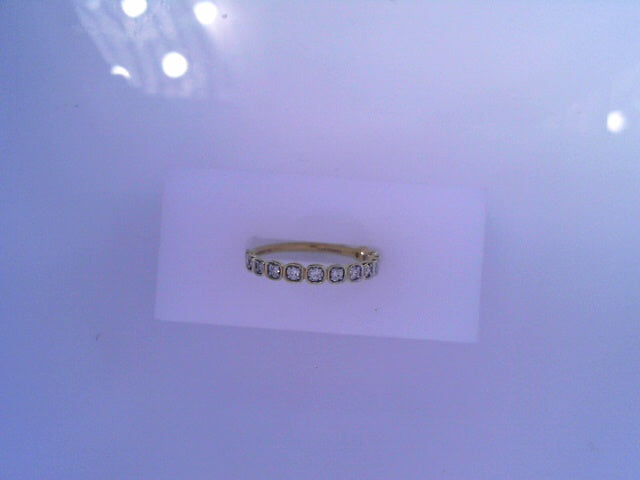 Gabriel NY 14k Yellow Gold Diamond Stackable Ring s2024347