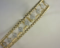 Gabriel NY 14k Yellow Gold Bujukan Diamond Cuff Bangle .71ctw S2060951
