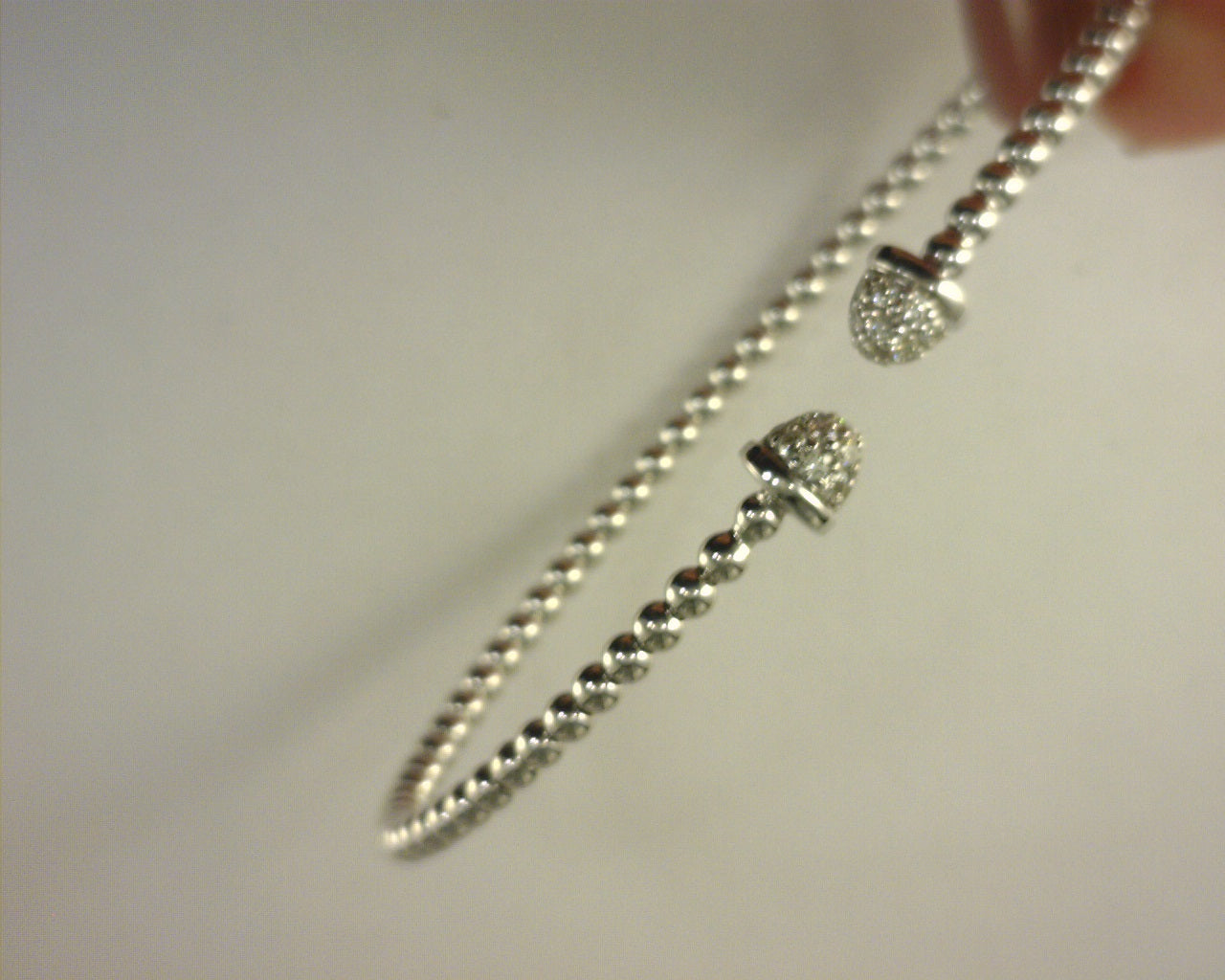 Gabriel NY 14K White Gold Diamond Fashion Bangle S1874219