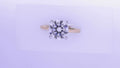 Gabriel NY Daniele - 14K White and Yellow Gold Round Solitaire Diamond Engagement Ring .15cts #S1877280