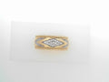 Gabriel NY 14K Yellow Gold Bujukan Diamond Wide Band Ring .18ctw S1877293
