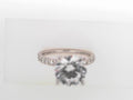 Gabriel NY Amira - 14K White Gold Round Diamond Engagement Ring.52ctw CZ Center S1898558
