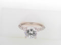 Gabriel NY Kim - 14K White Gold Round Diamond Engagement Ring .40ct S1897552 CZ Center