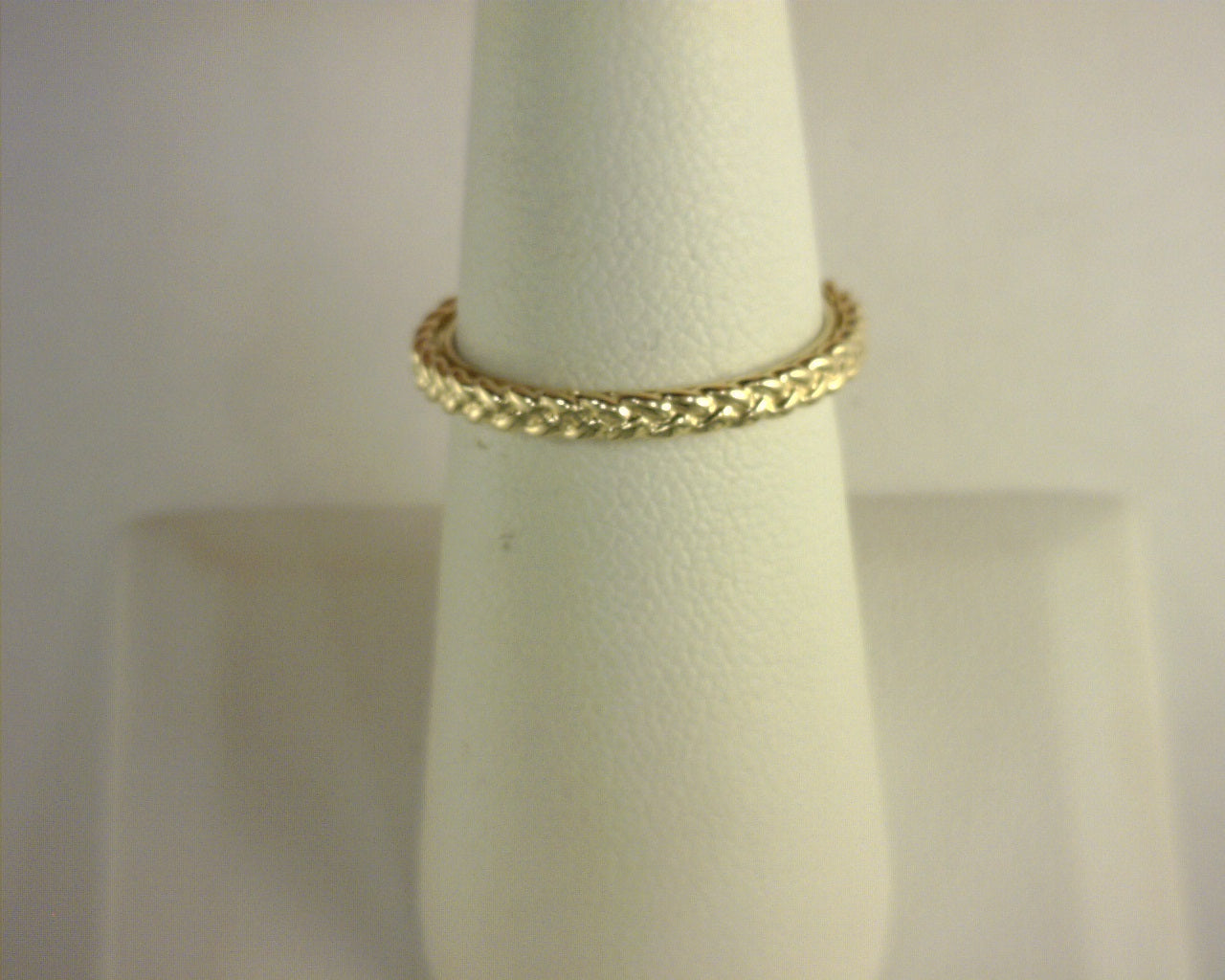 Gabriel NY 14K YG Braided Stackable Ring S1688295
