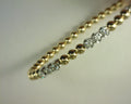 Gabriel NY 14K White Yellow Gold Bujukan Diamond Split Bangle Bracelet 1.05ct S1978583