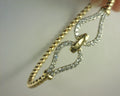 Gabriel NY 14K Yellow Gold Bujukan Beads and Diamond Split Bangle Bracelet .77ct S1978584