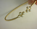 Gabriel NY 14K Yellow Gold Pearl Bujukan Open Bangle .42ct S1978581