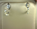 Gabriel NY 14K Yellow Gold 925 Sterling Silver Bujukan Two Tone J Hoop Earrings