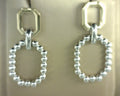 Gabriel NY 925 Sterling Silver and 14K Yellow Gold Octagon Bujukan Stud Drop Earrings S1978578