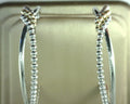 Gabriel NY 925 Sterling Silver and 14K Yellow Gold Bujukan Bypass J Hoop Earring S1978860