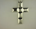 Gabriel NY Mens 925 Sterling Silver Geometric Cross Pendant S1925336