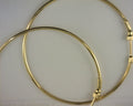 Gabriel NY 14K Yellow Gold 50mm Round Classic Hoop Earrings S2171670