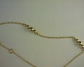 Gabriel NY 14K Yellow Gold Graduating Bead Stations Bracelet