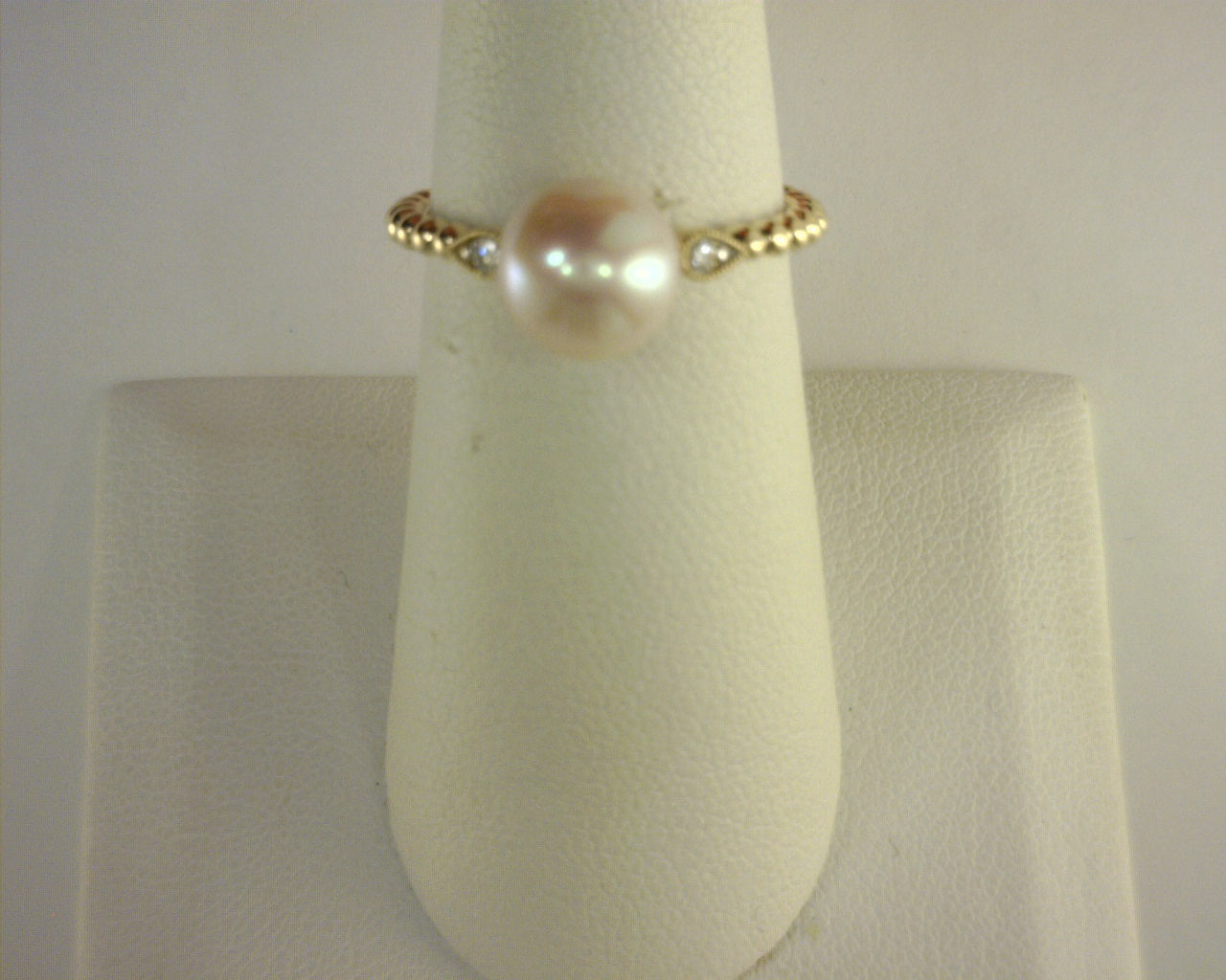 Gabriel NY 14K YG Diamond and Pearl Bujukan Ring S2012149
