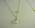 Gabriel NY 14K Yellow Gold Pearl Drop Necklace Freshwater