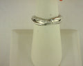 Gabriel NY 925 Sterling Silver White Sapphire Pave Criss Cross Ring s2047865