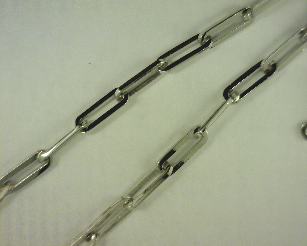 Gabriel NY  Sterling Silver Solid Paper Clip Chain S2038550