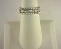 Gabriel NY 925 Sterling Silver White Sapphire Bujukan Easy Stackable Ladies Ring s2047806
