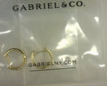 Gabriel NY 14K Yellow Gold Bujukan Twisted Huggie Earrings s2054716