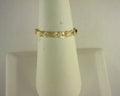 Gabriel NY 14K Yellow Gold Delicate Leaf Diamond Stackable Ring .09ct S2060941