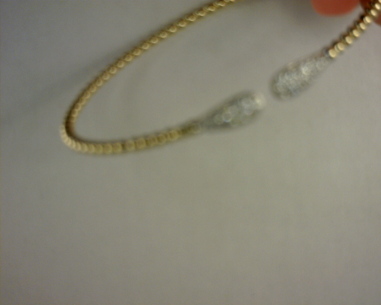 Gabriel NY 14kt Yellow Bujukan Diamond Teardrops Bangle .30ct S2119180