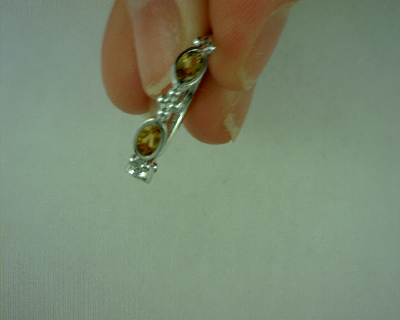 s2166657 STERLING SILVER CITRINE LADIES RING