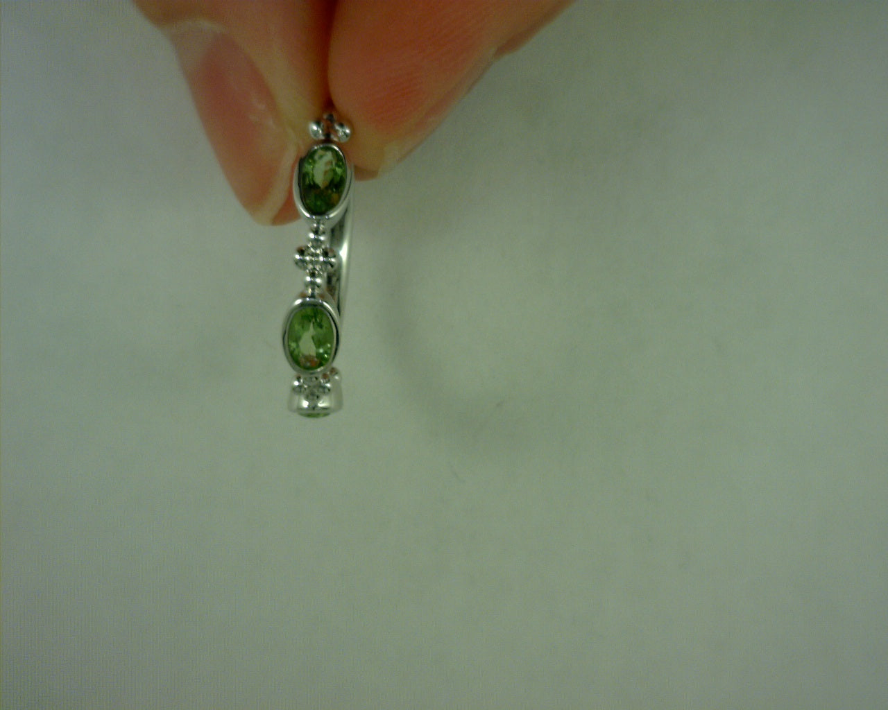 #S2166659 STERLING SILVER PERIDOT LADIES RING