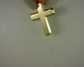 14K YELLOW GOLD BRUSHED FINISH CROSS #S2115595