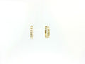 14jk yellow gold bujukan huggie earrings