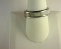 THORSTEN BUCK Polished Beveled Tungsten Carbide Men's Wedding Band with Ombre Deer Antler Inlay<br>W1536