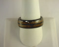 Steel Revolt CHURCHILL II is an 8mm ring made with cigar leaf inlay.