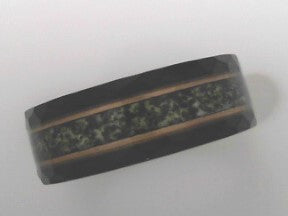 Tungsten Moss Agate 8mm Sz10