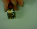 8MM MODERN TUNGSRON CARBIDE WITH ROSE GOLD SIXE 10