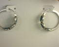 Kendra Scott Maura Hoop Earrings Vin Silver Verigated Indigo