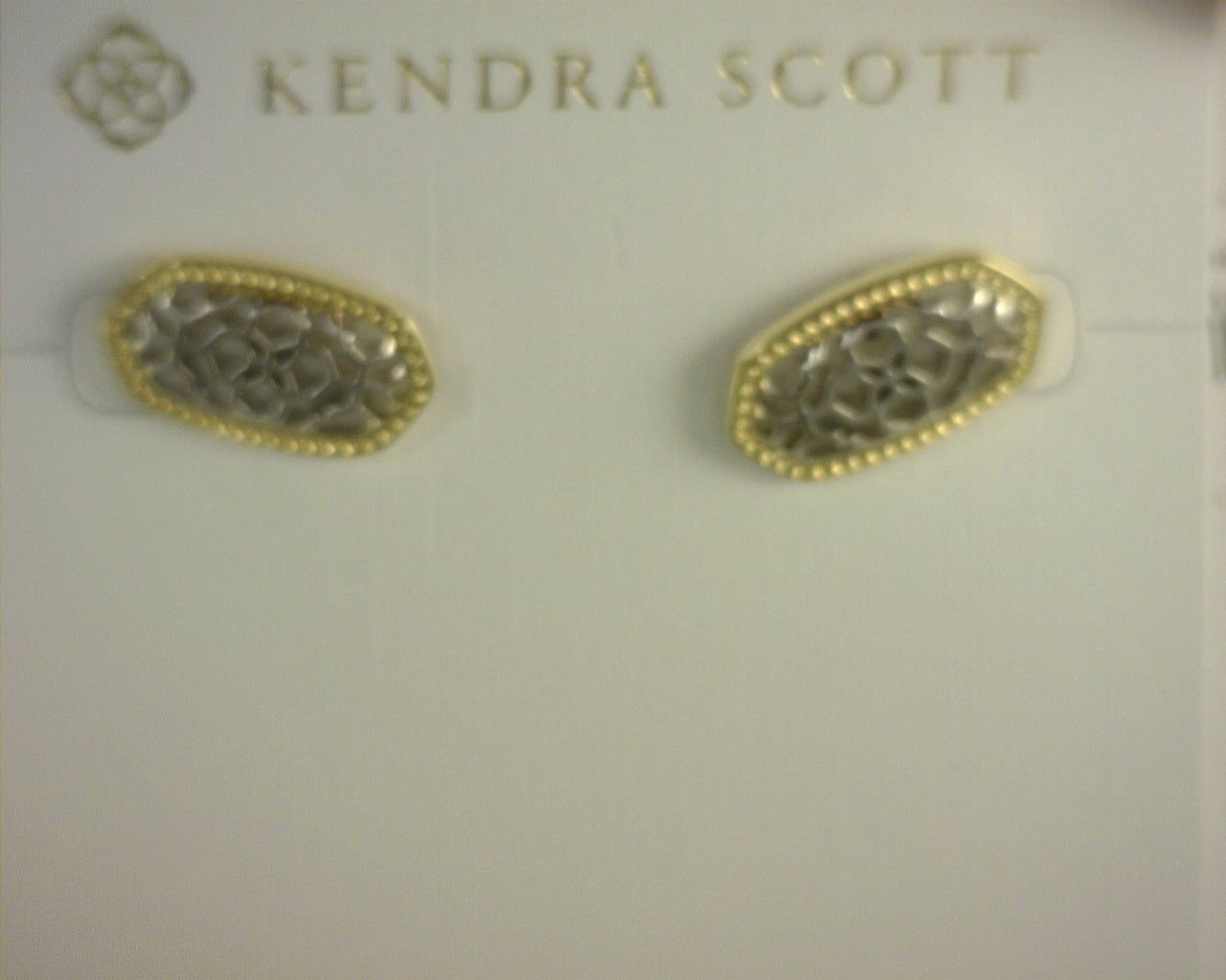 Kendra Scott Ellie Earrings Gold Rhod Filigree Mix