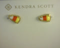 Kendra Scott Candy Corn Stud Earrings Gold Candy Corn MGNST