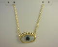 Kendra Scott Elisa Evil Eye Necklace Gold Ivory MOP