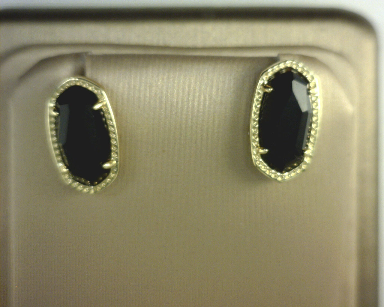 Kendra Scott Ellie Black Stud Earrings