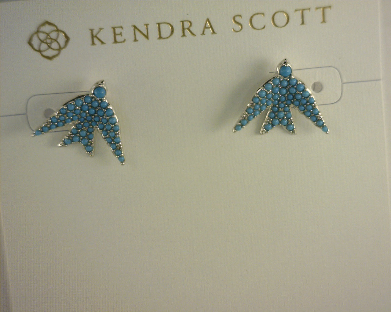Kendra Scott Melody Bird Earrings Teal