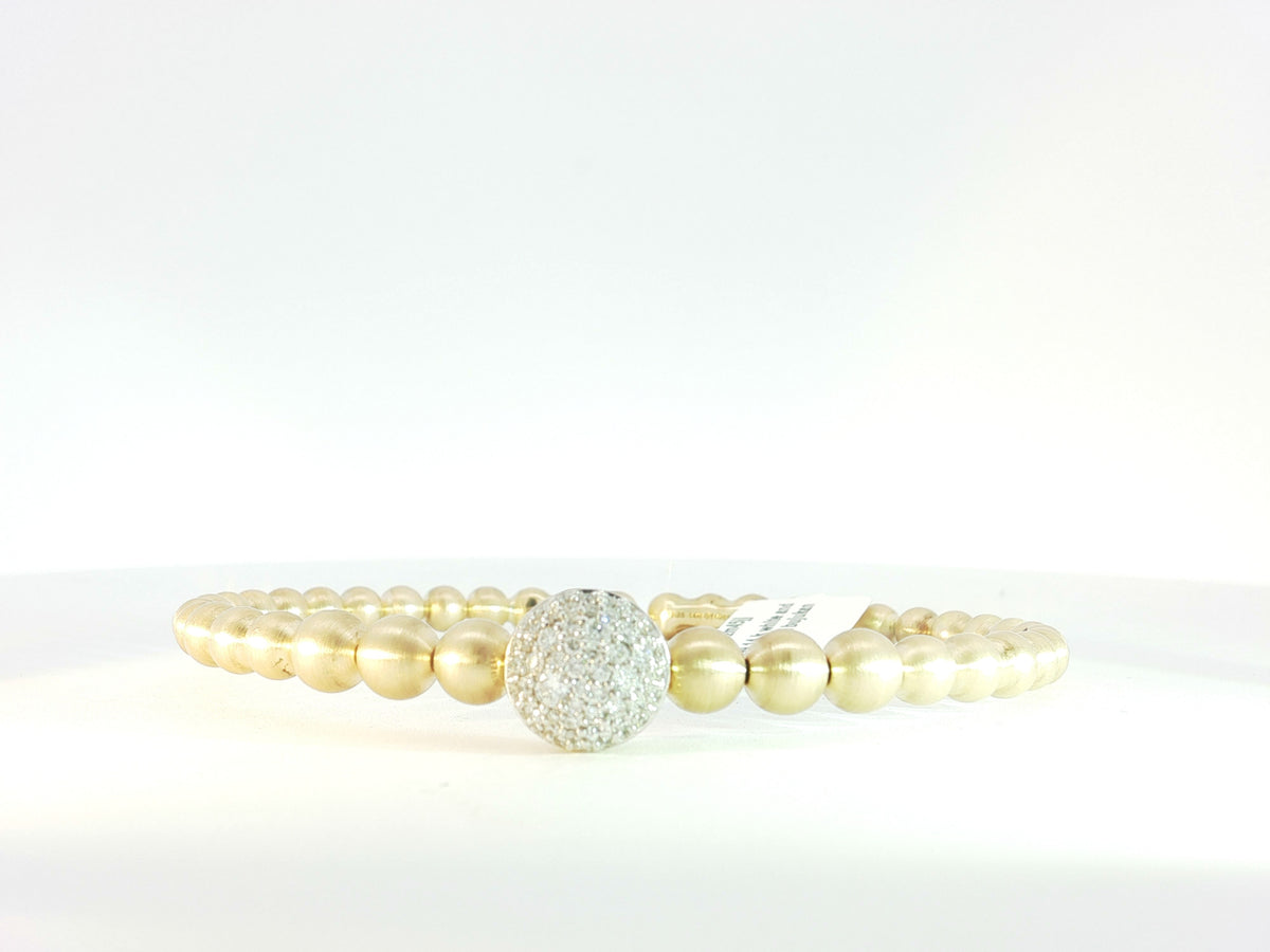 #s2166299 14 k white and yellow gold ball bujukan diamond
