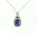 LEVIAN DIAMOND AND TANZANITE PENDANT