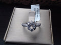 18KT .59CTTW DIAM WHITE SAPP CENTER FINAL SALE