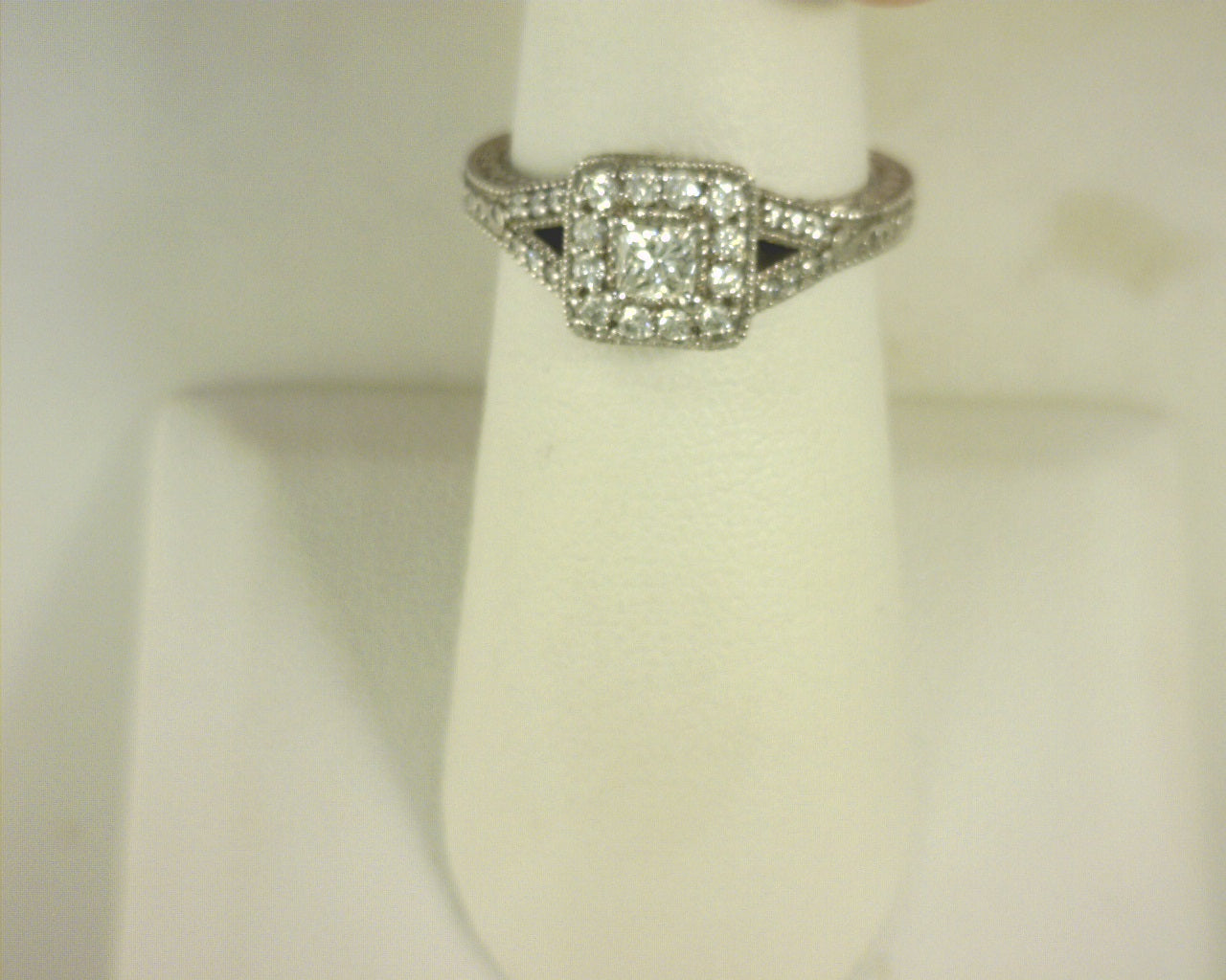 Diamond Ring 14K White Gold