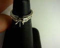 Lady's White 18 Karat Engagement Ring FINAL SALE